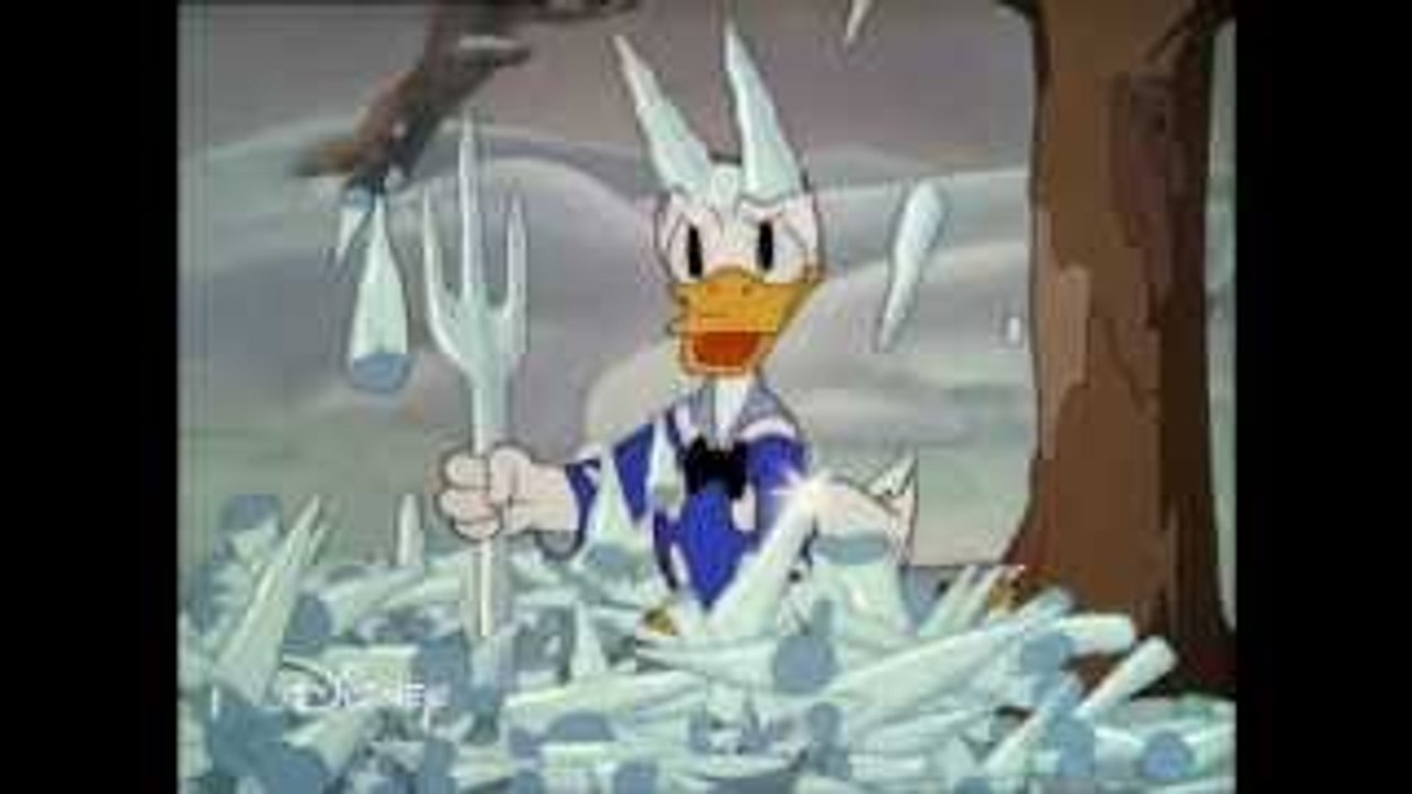 Donald Duck Blam! Eislaufen