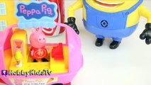 Minion Tea Party with Peppa Pig Sip n Oink Tea Set! Coca Cola, Play-Doh Toy Review by Hob