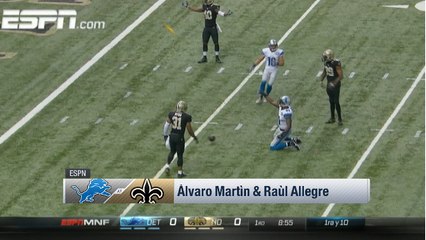 Spanish announcers call Calvin Johnson's 19-yard catch