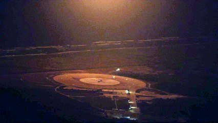 Falcon 9 First Stage Landing - From Helicopter