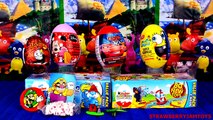 Eggs Kinder Egg Surprise! Spongebob Minnie Mouse Cars 2 Disney Planes Super Mario Thomas The Ta