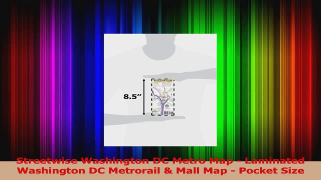 Streetwise Washington DC Metro Map Laminated Washington DC Metrorail Mall Map Pocket PDF