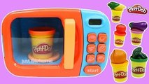 Just Like Home Microwave Oven Cook with Play Doh & Make Toy Velcro Cutting Vegetables!