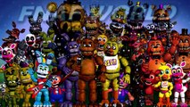 FNAF WORLD! Adventure! Puppet, Plushtrap, N. Freddy, P. BB | FNAF WORLD RPG