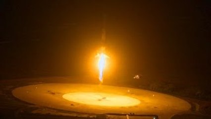 SpaceX Vertical Landing Successful