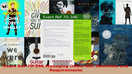 Exam Ref 70346 Managing Office 365 Identities and Requirements PDF