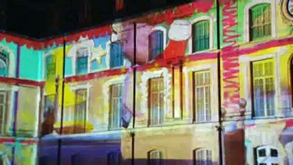 Spectacle façade mairie de Dijon