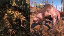 Fallout 3 vs Fallout 4 Comparison (Armor, Monsters, Weapons!)