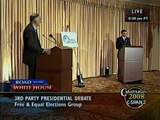 Ralph Nader Third Party Presidential Candidate Debate Moderated by Chris Hedges (2008)