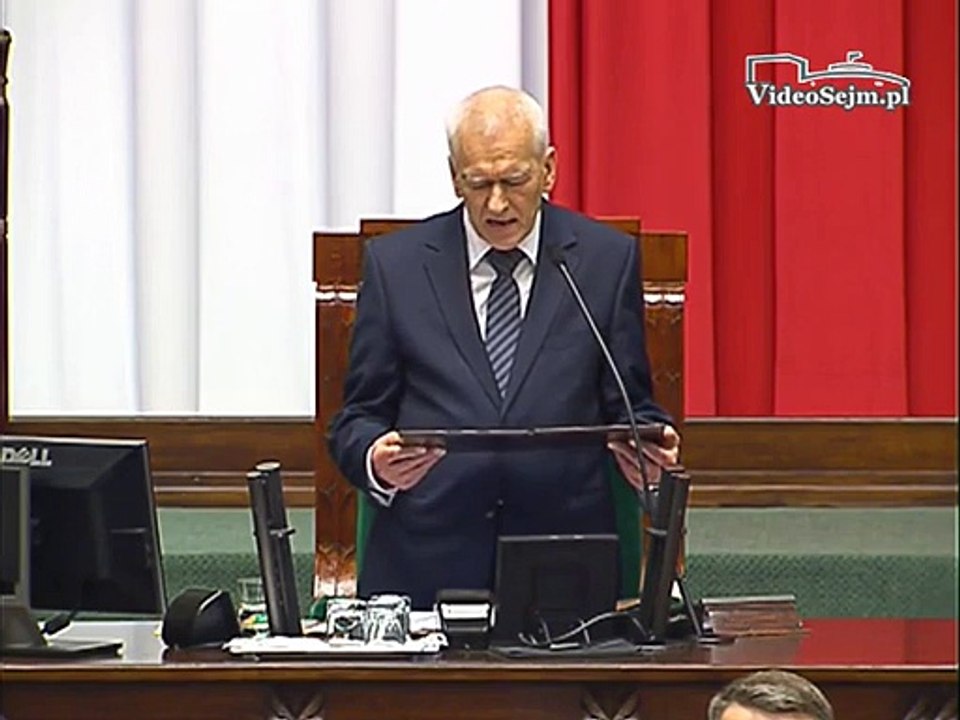 Poseł Marcin Horała - Wystąpienie z dnia 12 listopada 2015 roku.
