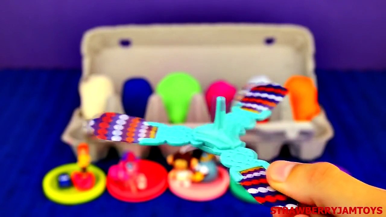 Peppa Pig Play Doh Kinder Surprise Easter Eggs Angry Birds Cars 2 MLP Moshi Monsters Surprise Eggs