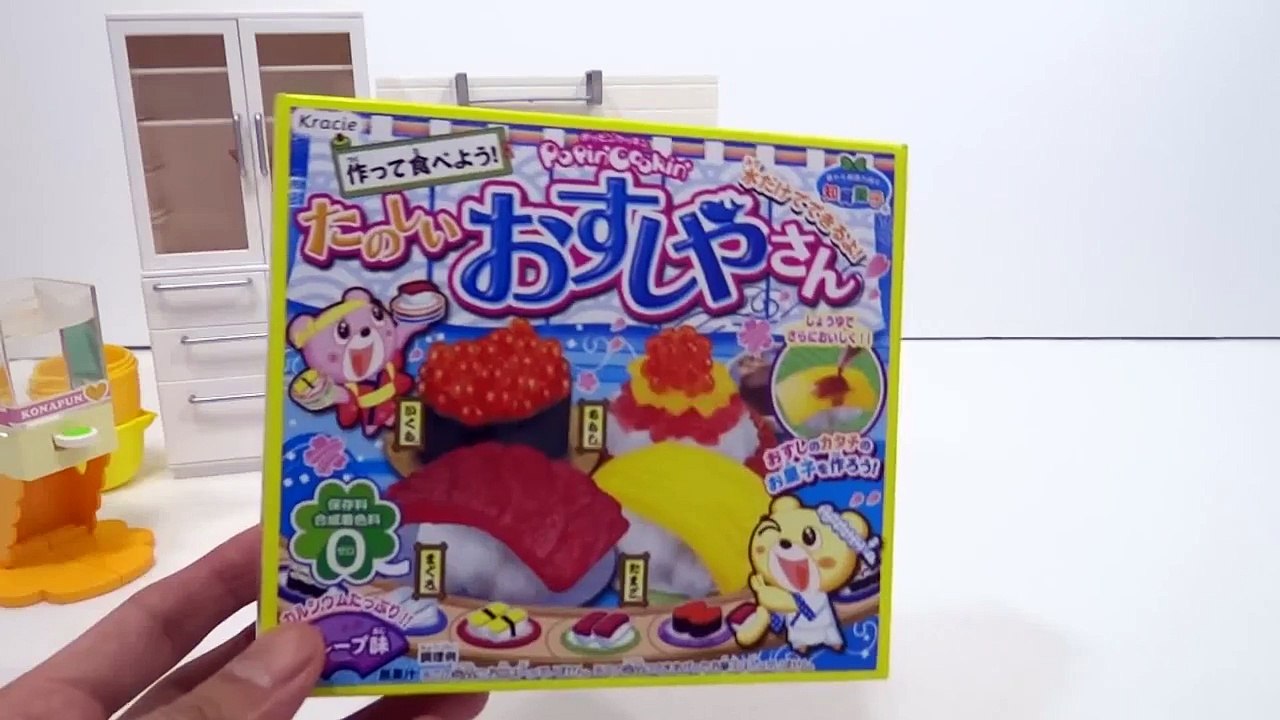 知育菓子をkonapunの道具で作る クラシエ たのしいおすしやさん