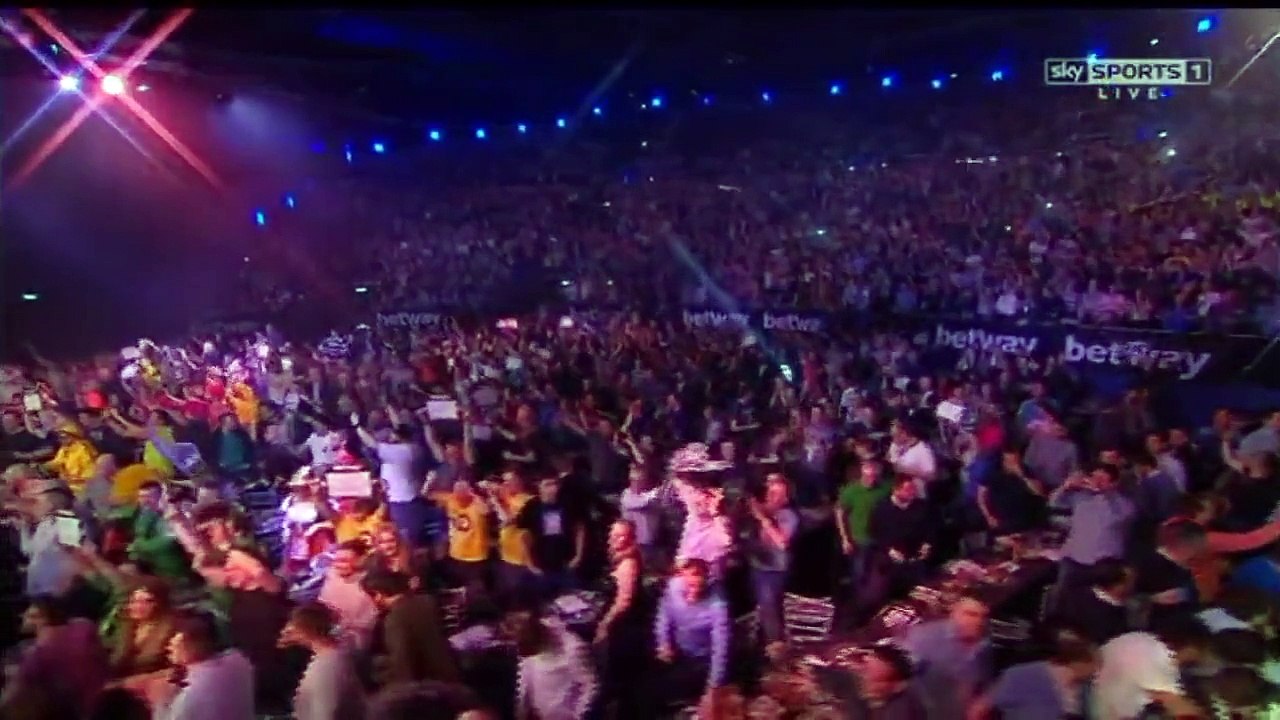 2015 Premier League of Darts Week 8 Anderson vs Bunting