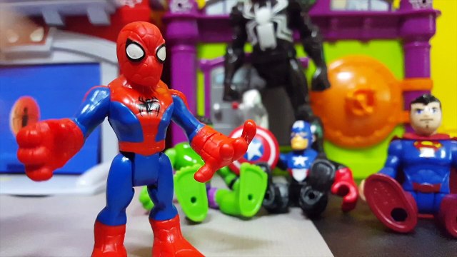 Imaginext Playskool Spider-man Batman Hulk Superman Joker Bane Riddler Marvel