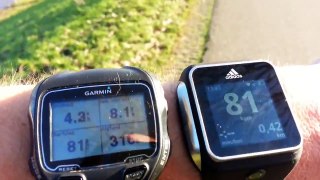 Adidas Smart Run Watch test while running heart rate and GPS