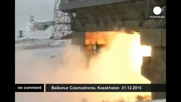 Cargo vehicle launches on a Soyuz rocket to the ISS