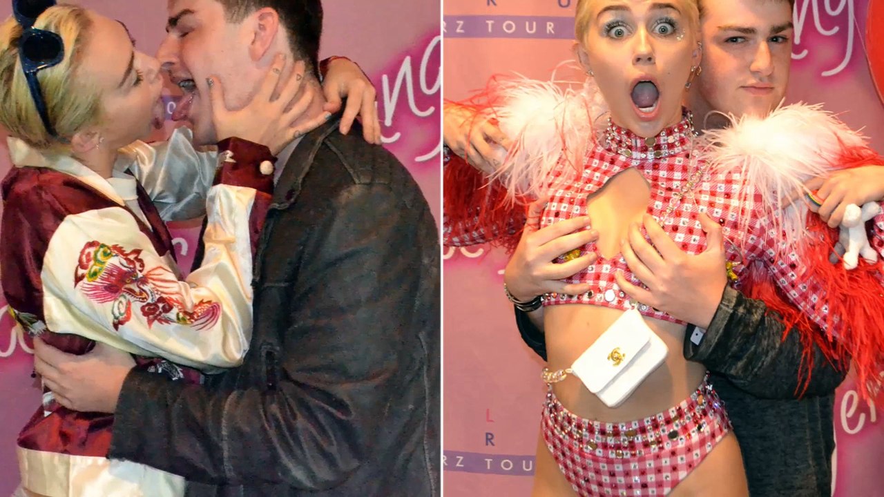 Miley Cyrus se laisse tripoter par un fan !