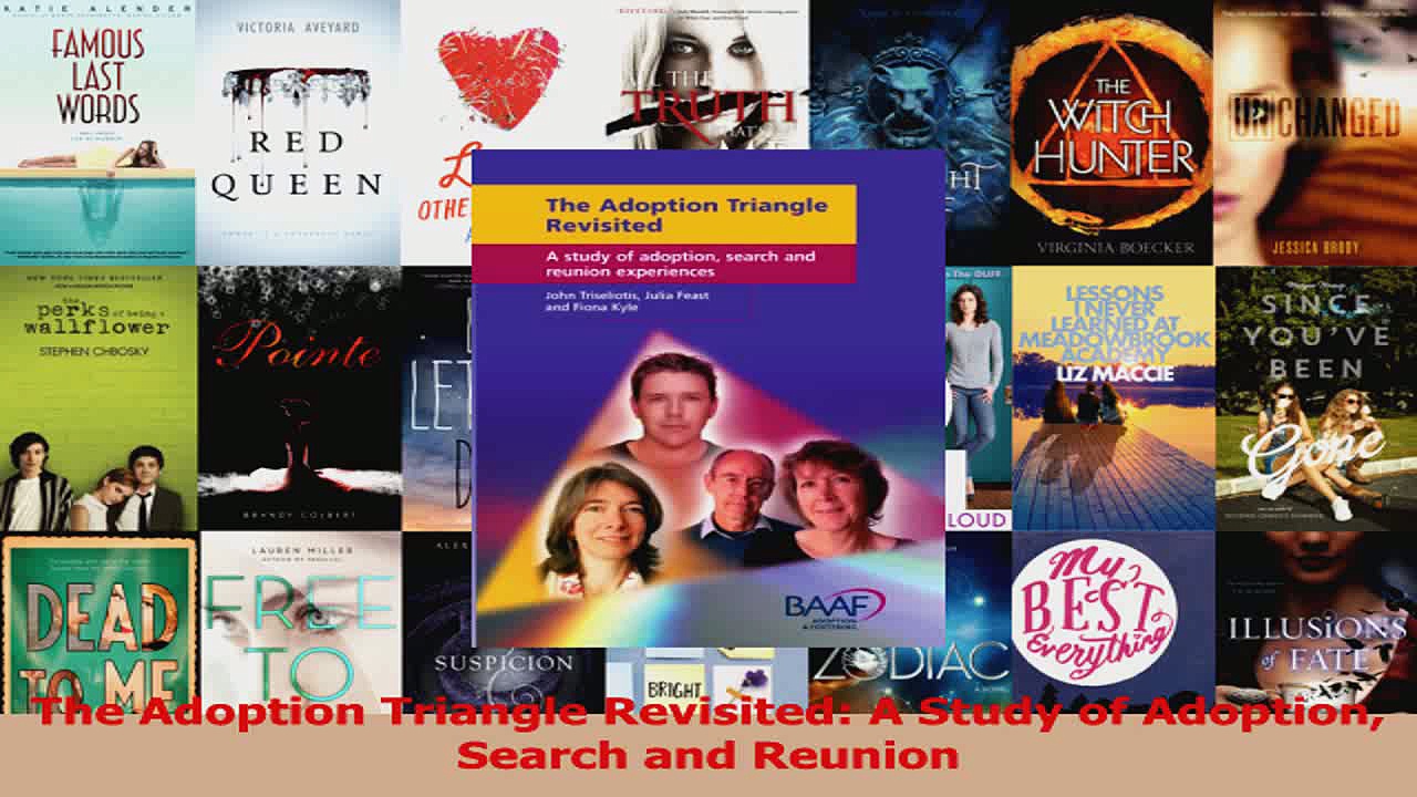 The Adoption Triangle Revisited A Study of Adoption Search and Reunion Read Online