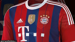FC Bayern Trikot 2014/2015 Home Club WM Badge