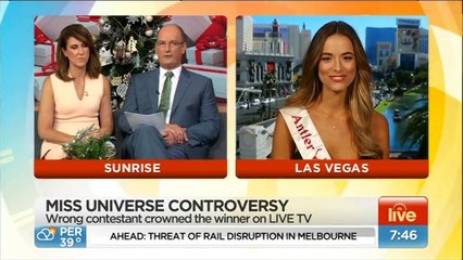 WATCH: Teleprompter said PH won – Miss Universe AU