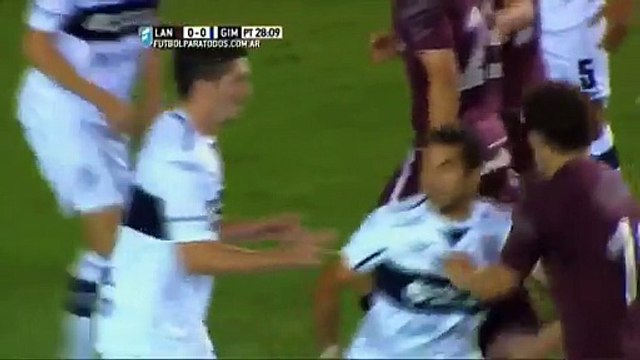 Se lo perdió Aguirre. Lanús 0 - Gimnasia 0. Liguilla Pre-Sudamericana 2015. FPT.