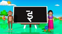 Learn Hindi Alphabet Vowels 3D Animation Hindi poems for children
