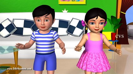 Learn Body Parts Song 3D Animation English Nursery rhyme for children