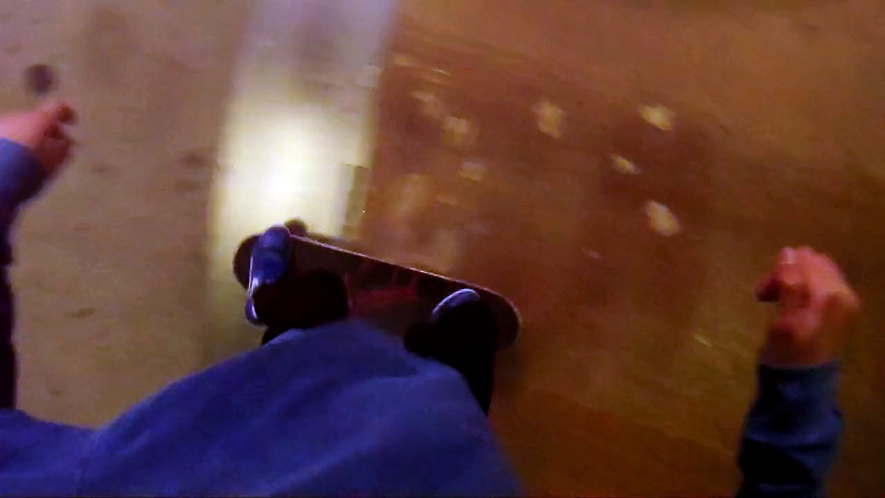 Skateboard session