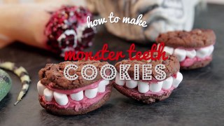 How to Make Halloween Monster Teeth Cookies