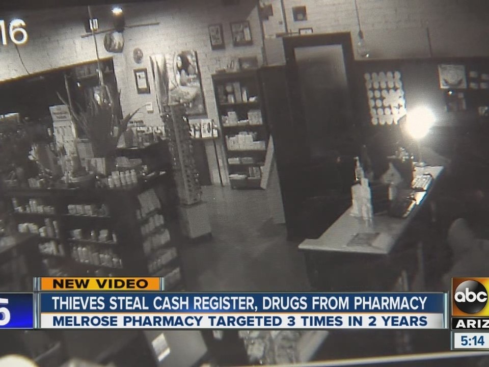 Phoenix pharmacy targeted by robbers for third time