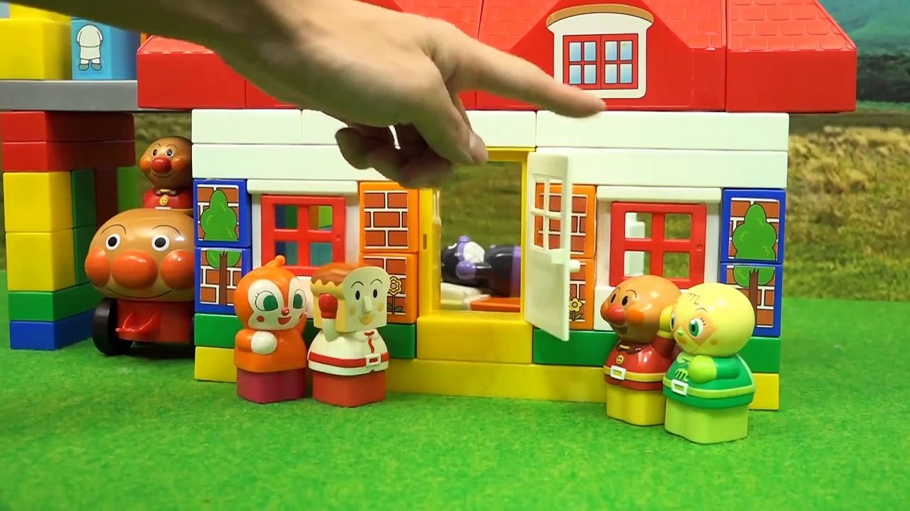 アンパンマンおもちゃ紹介 わいわいパン工場ブロック Anpanman Toy 장난감