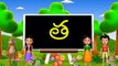 Learn Telugu Alphabet ( Consonants ) 3D Animation Telugu Rhymes for children