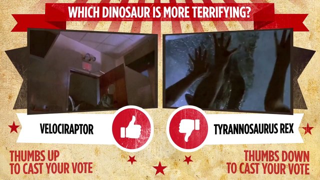 Velociraptor vs. Tyrannosaurus Rex - Which Dinosaur is More Terrifying? Showdown HD