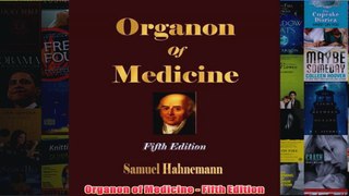 Organon of Medicine  Fifth Edition