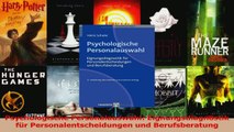 Download  Psychologische Personalauswahl Eignungsdiagnostik für Personalentscheidungen und PDF Online