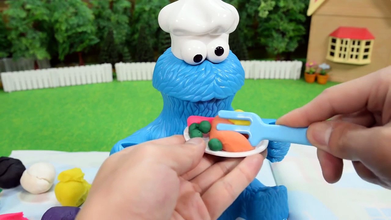 プレイドー クッキーモンスター レターランチ play-doh 2015