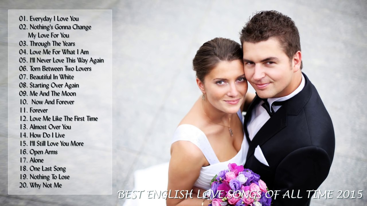 Best English Love Song Ever - Top 30 Romantic Love songs Playlist - Love Songs Of All Time #2