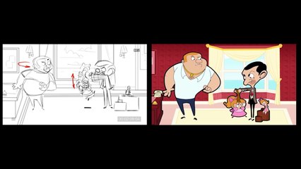 Mr. Bean From Original Drawings to Animation Holiday For Teddy