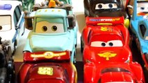 Disney Pixar Cars Lightning McQueen Mater super race Imaginext Neon City Race Batman Joker
