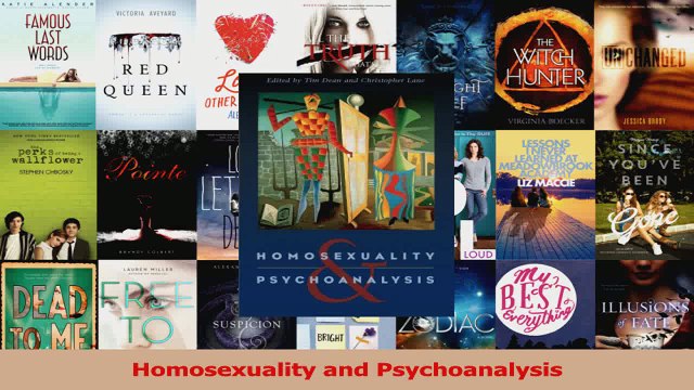 PDF Download Homosexuality and Psychoanalysis Download Online