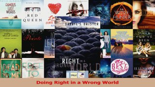 Read  Doing Right in a Wrong World Ebook Free