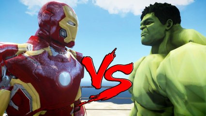 THE INCREDIBLE HULK VS IRON MAN (MARK 43)