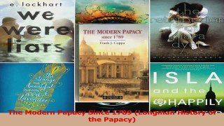 Read  The Modern Papacy Since 1789 Longman History of the Papacy PDF Free