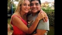 Diego Maradona with his girl friend Rocio Oliva