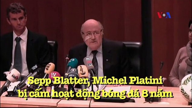 Sepp Blatter, Michel Platini football banned 8 years