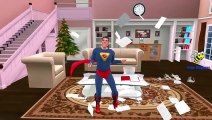 Nursery Rhymes Collection | Super Heroes Cartoon Spiderman Superman 3D Animated Finger Fam