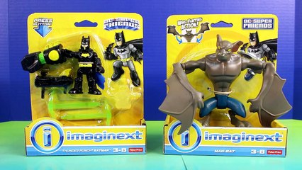 Imaginext Thunder Punch Batman Thunder Punches Man Bat For Capturing Flash & Cyborg