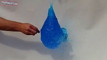 Blue Dye Water Balloon Pop Slow Motion GoPro Colouring Paint