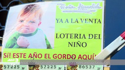 Spain: Day of the world's biggest lottery