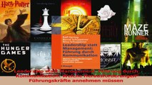 Download  Leadership statt Management Führung durch Kommunikation Welche Herausforderungen Ebook Frei